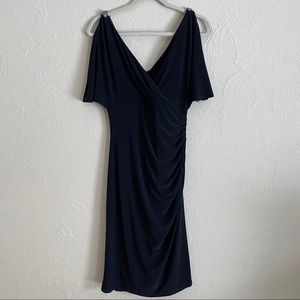 Lauren Ralph Lauren Essentials Black Dress sz8 NWT